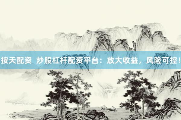 按天配资  炒股杠杆配资平台：放大收益，风险可控！